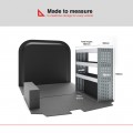 Toyota Proace City 2020 on SWB (L1H1) - Rhino MR4 1 Bay Internal Van Racking